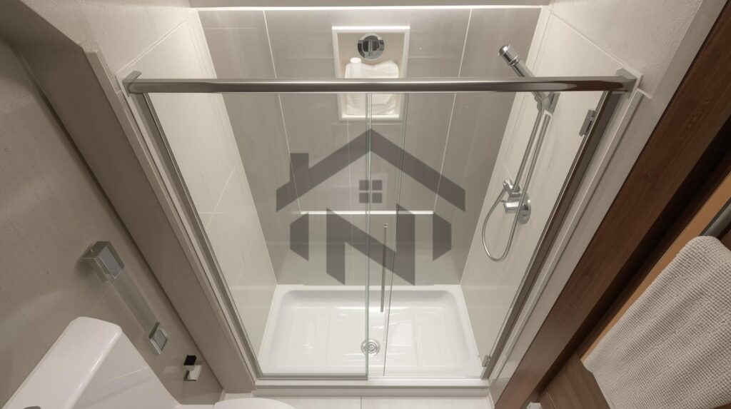 کابین دوش سفارشی برای حمام کوچک توسط نوین پلاست