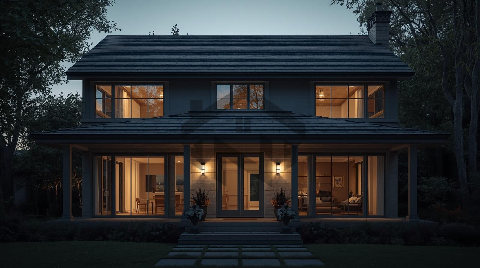 خانه آرام با پنجره دوجداره UPVC عایق صدا – نوین پلاست