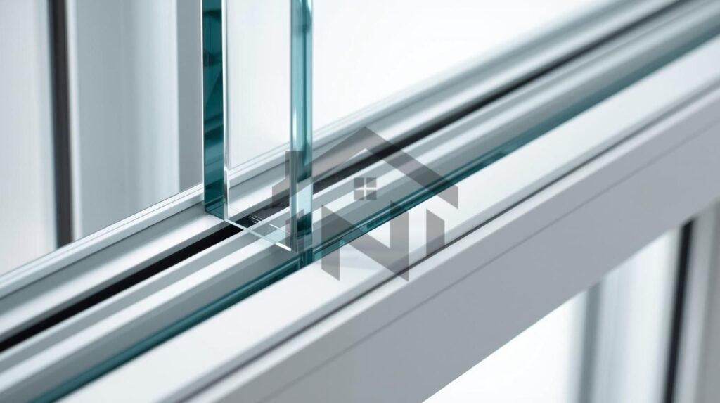 شیشه دوجداره درب و پنجره UPVC برای عایق حرارتی و صوتی