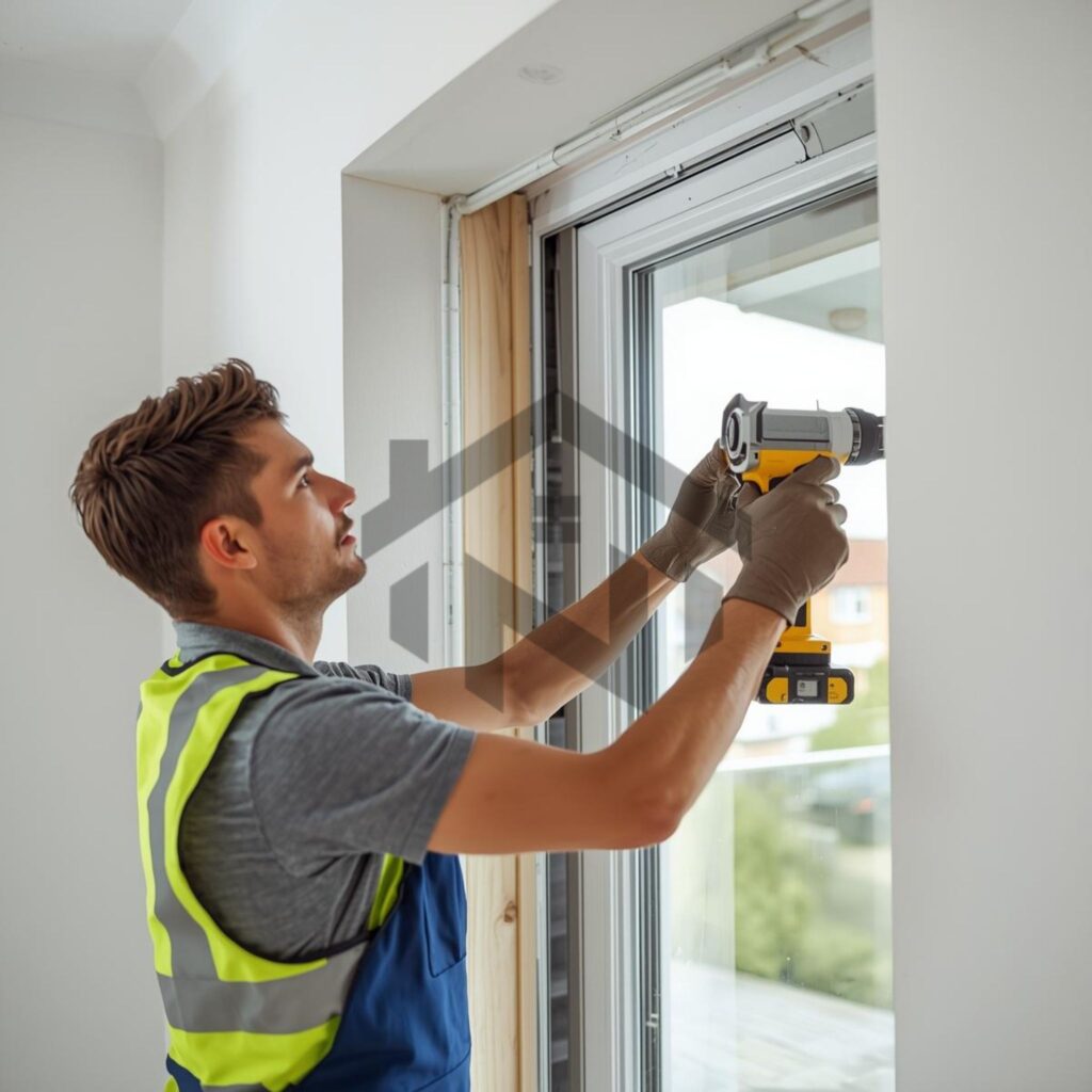 نصب پنجره UPVC دوجداره با فوم عایق صدا توسط نصاب حرفه‌ای