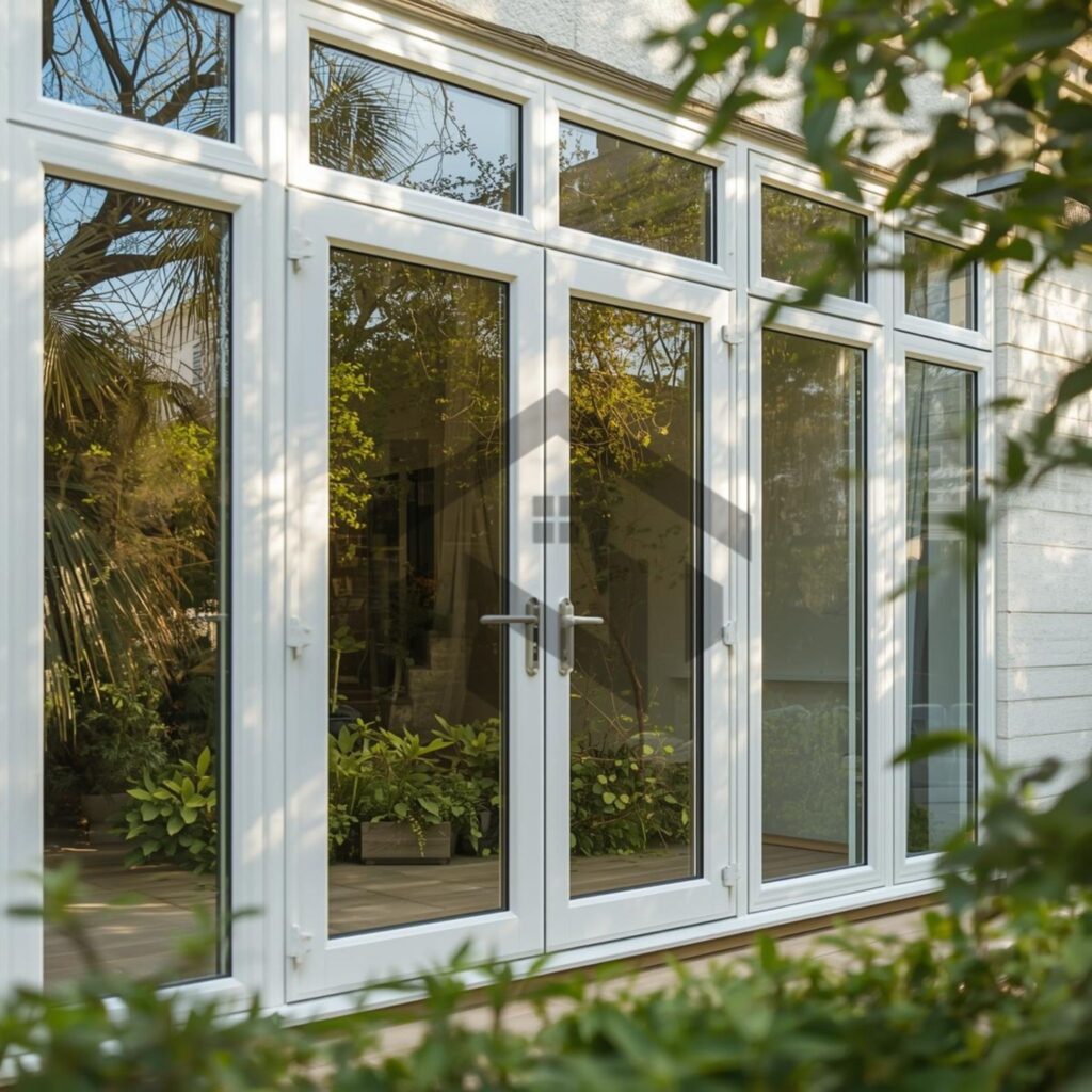 درب و پنجره دوجداره UPVC عایق صدا در ساختمان مسکونی