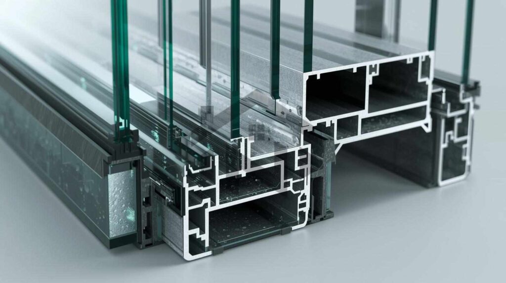 پروفیل و شیشه پنجره دوجداره UPVC نوین‌پلاست برای عایق صوتی و حرارتی