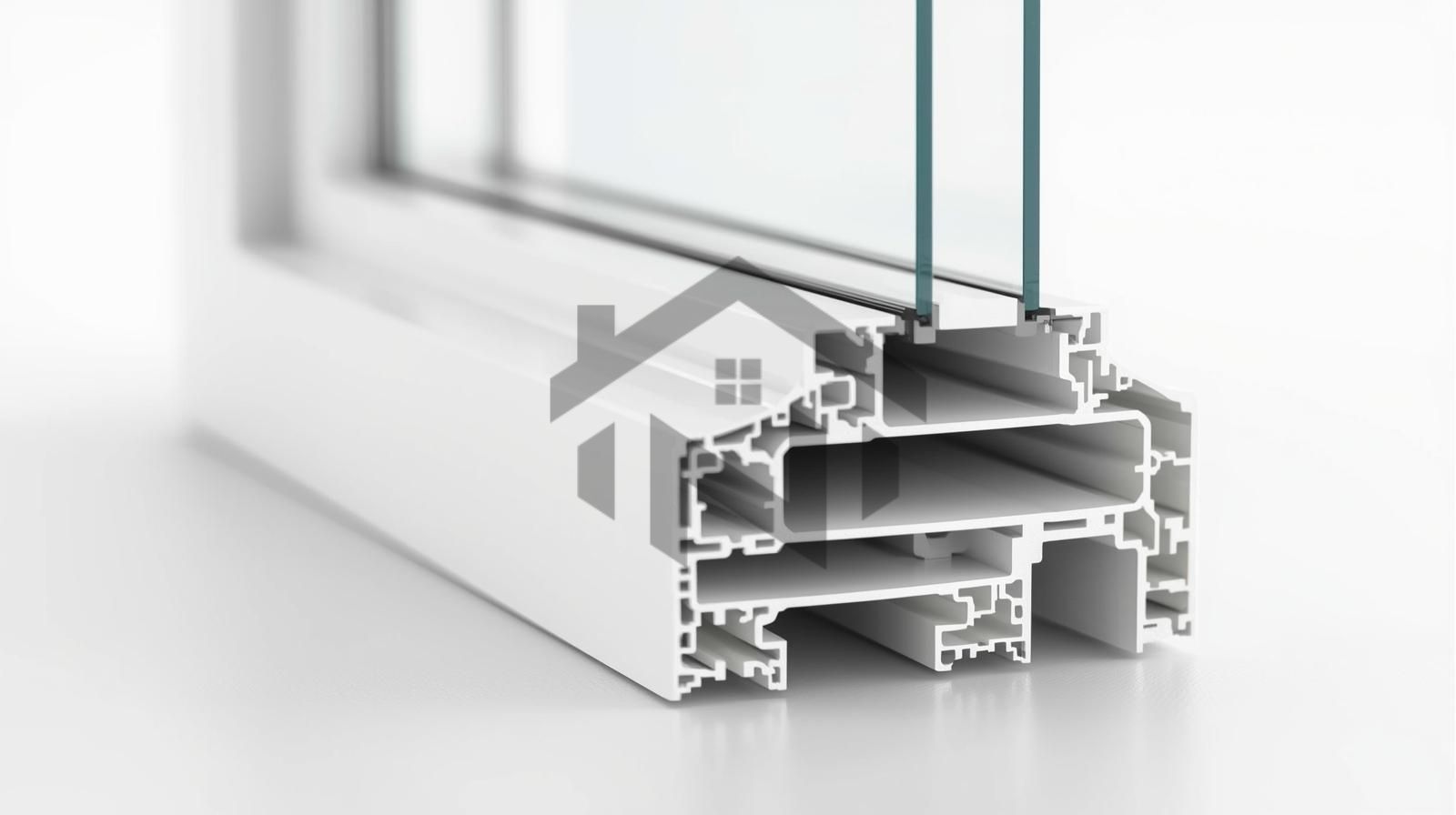 جزئیات پروفیل UPVC پنجره با شیارهای عایق در نوین پلاست