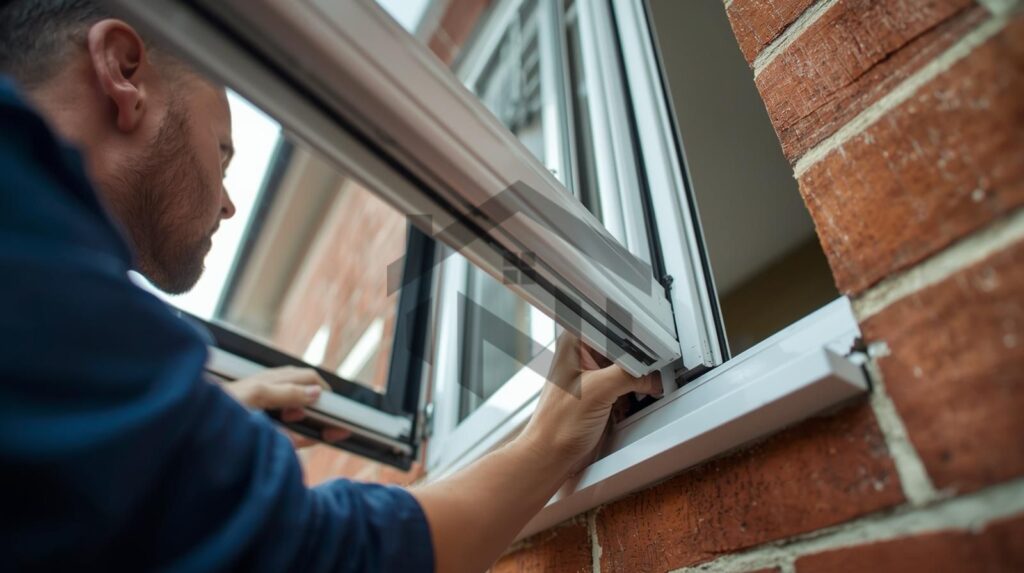 نصب درب و پنجره UPVC توسط تیم حرفه‌ای نوین پلاست